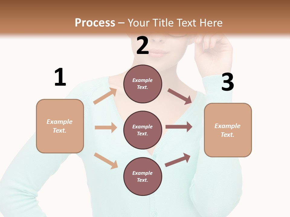 Teacher Nerd Female PowerPoint Template