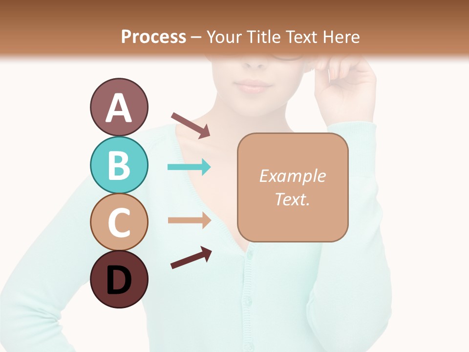 Teacher Nerd Female PowerPoint Template