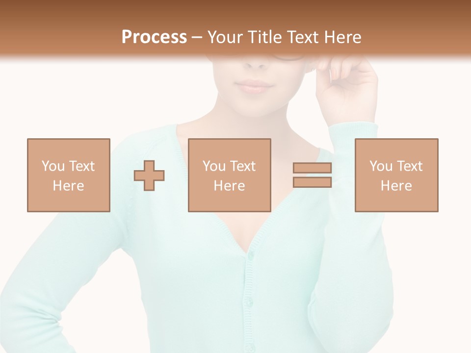 Teacher Nerd Female PowerPoint Template