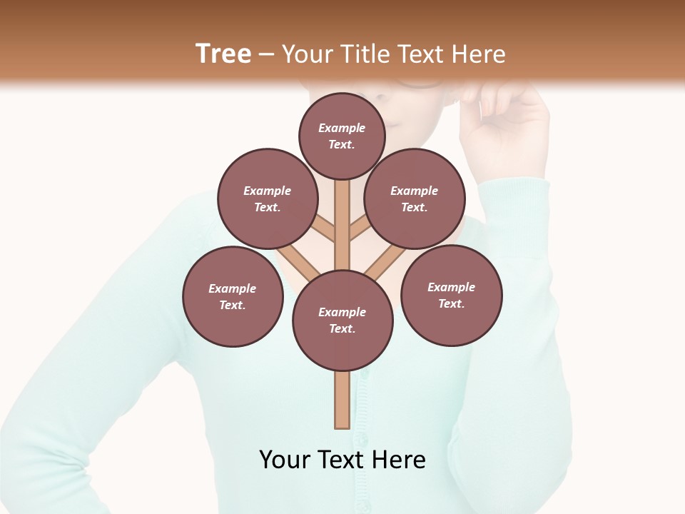 Teacher Nerd Female PowerPoint Template