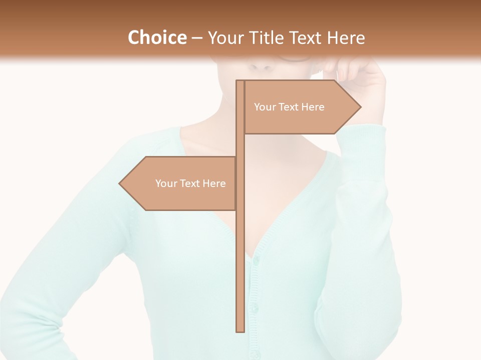 Teacher Nerd Female PowerPoint Template