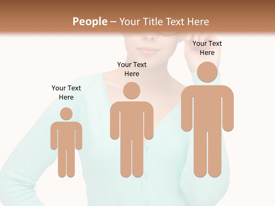 Teacher Nerd Female PowerPoint Template