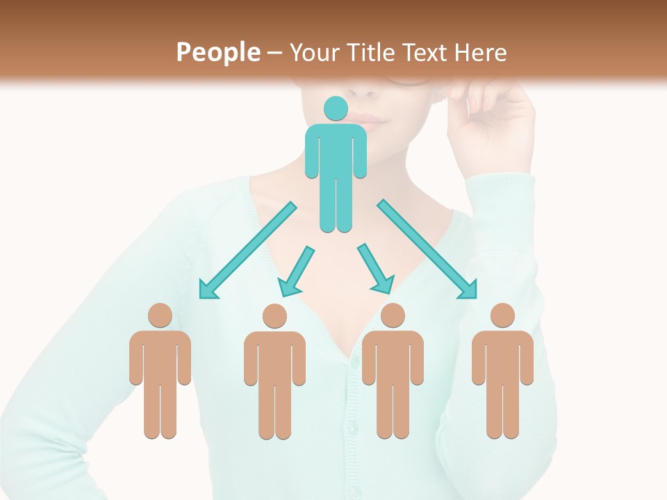 Teacher Nerd Female PowerPoint Template