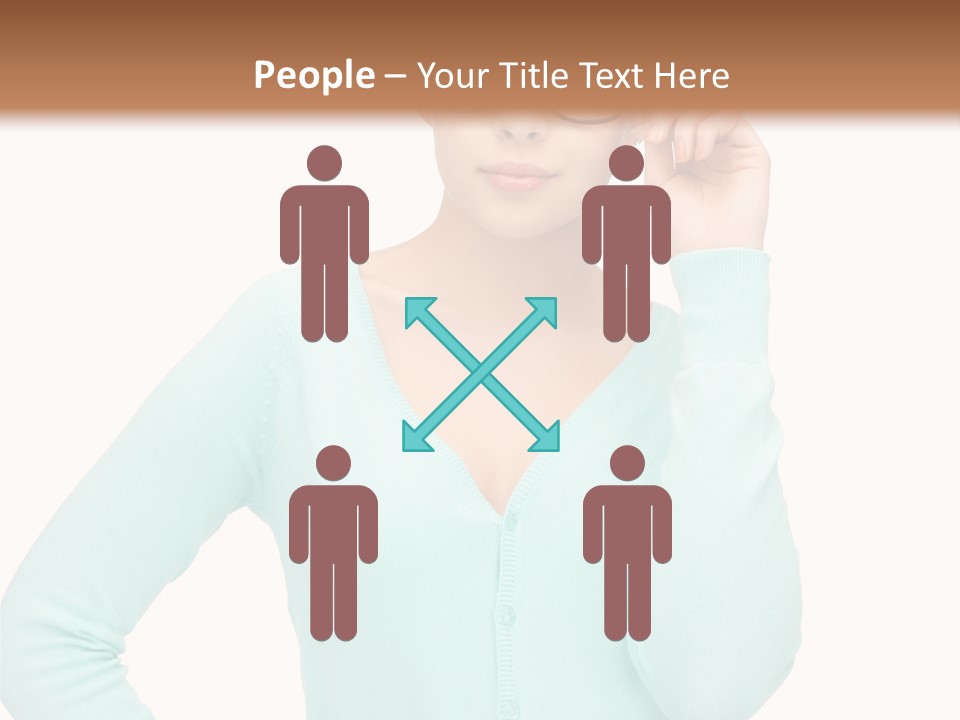 Teacher Nerd Female PowerPoint Template