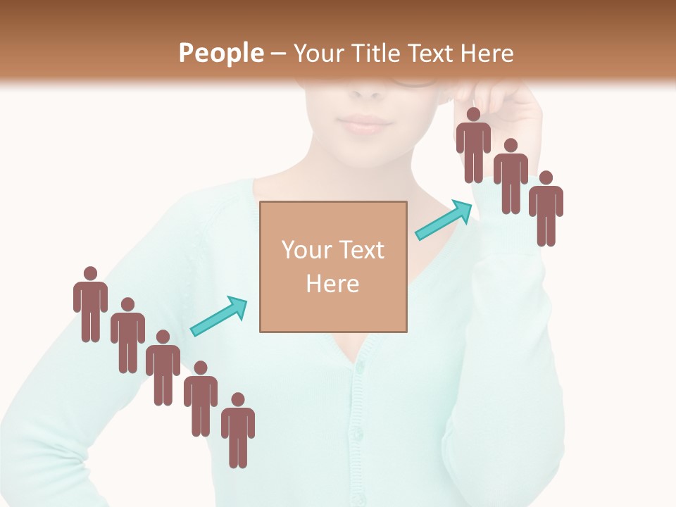 Teacher Nerd Female PowerPoint Template