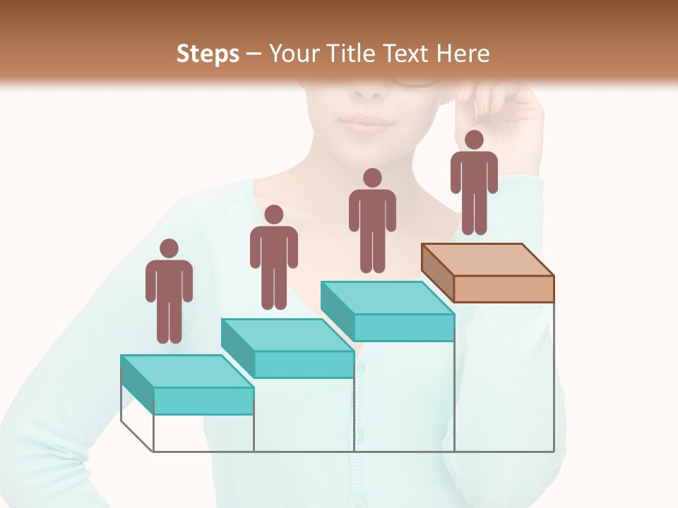 Teacher Nerd Female PowerPoint Template