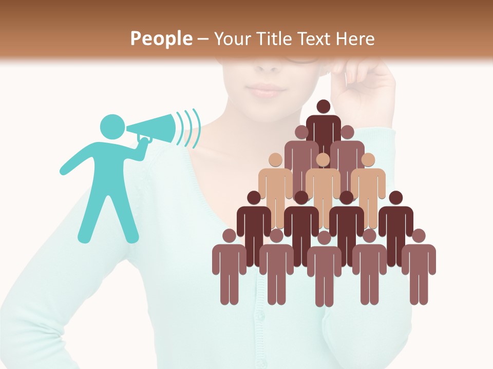 Teacher Nerd Female PowerPoint Template