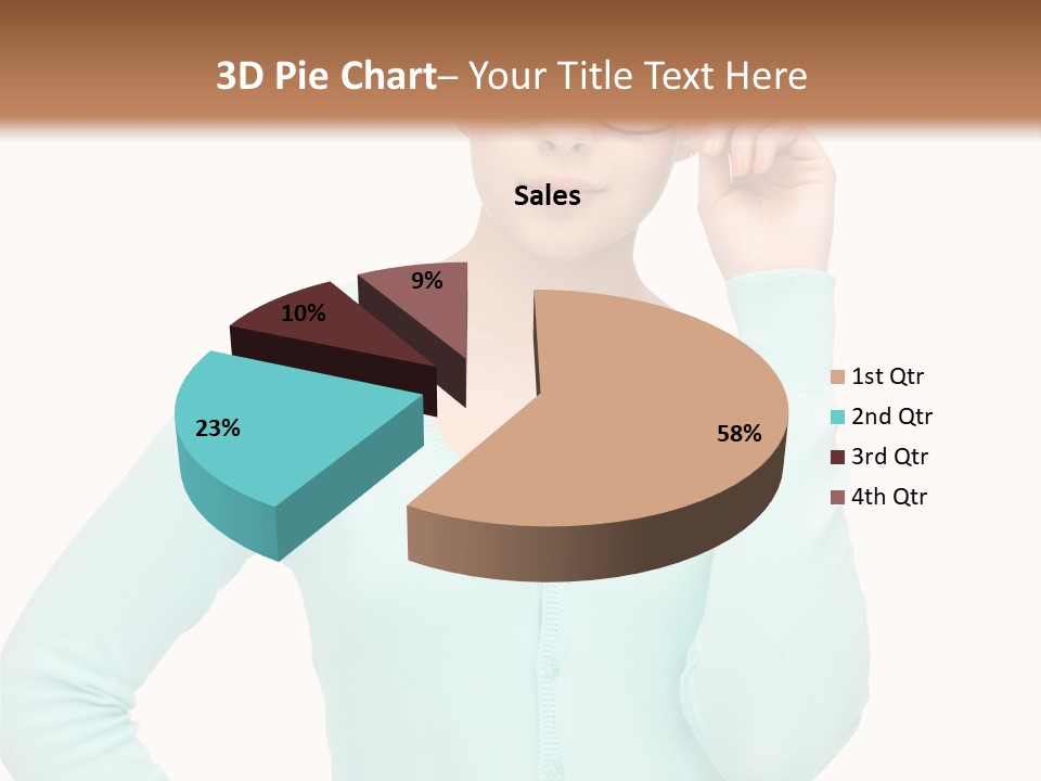 Teacher Nerd Female PowerPoint Template