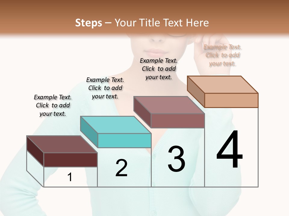 Teacher Nerd Female PowerPoint Template