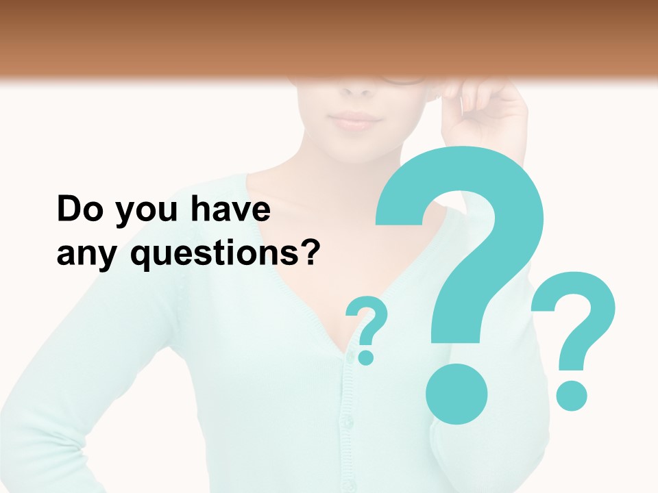 Teacher Nerd Female PowerPoint Template