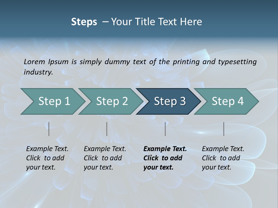 Swirl Burst Elegant PowerPoint Template