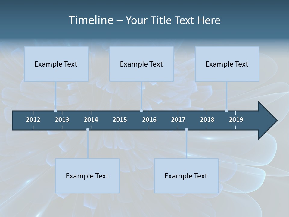 Swirl Burst Elegant PowerPoint Template