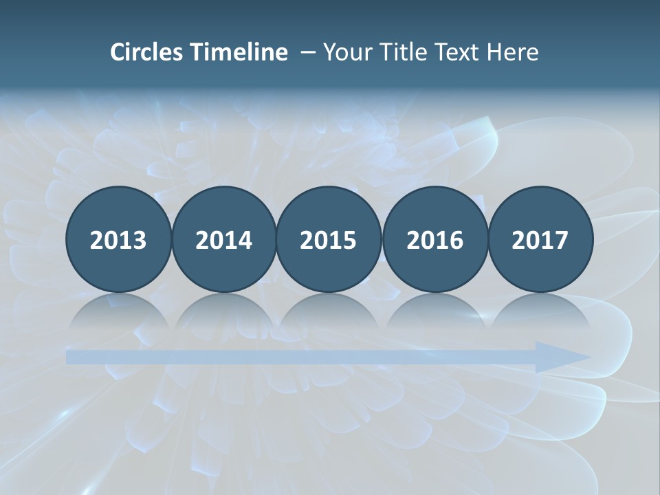 Swirl Burst Elegant PowerPoint Template