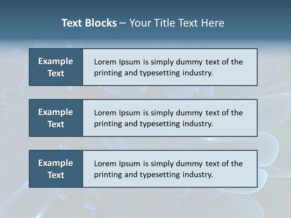 Swirl Burst Elegant PowerPoint Template