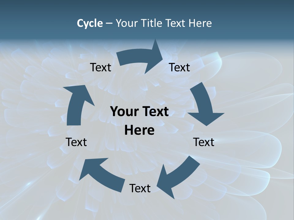 Swirl Burst Elegant PowerPoint Template