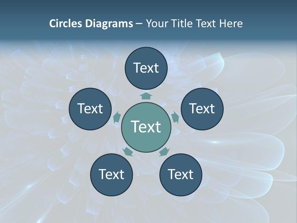 Swirl Burst Elegant PowerPoint Template