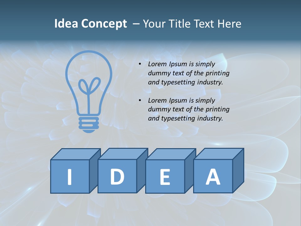 Swirl Burst Elegant PowerPoint Template