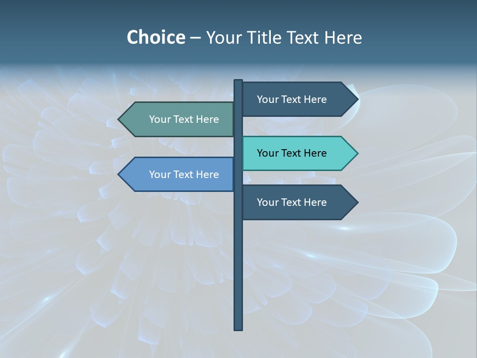 Swirl Burst Elegant PowerPoint Template