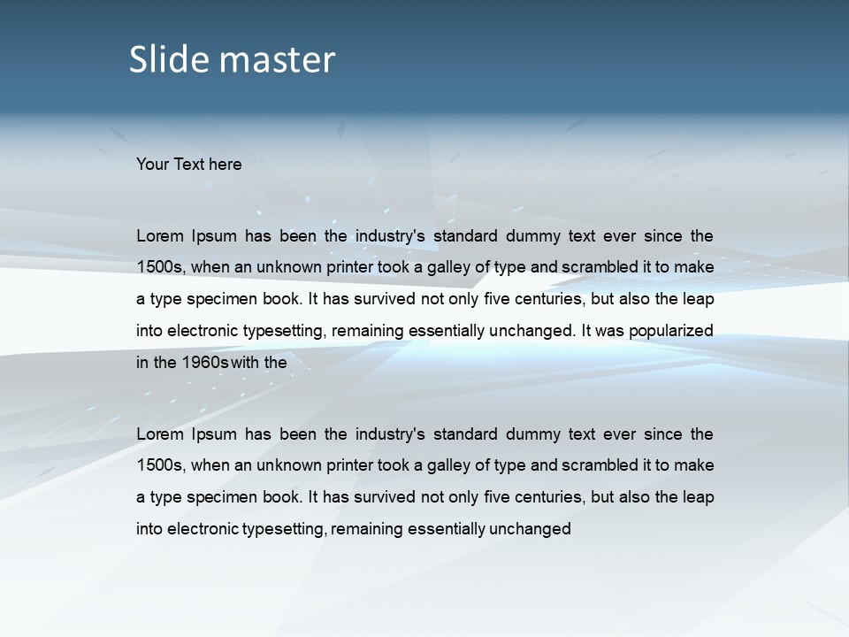 Grid Decoration Color PowerPoint Template