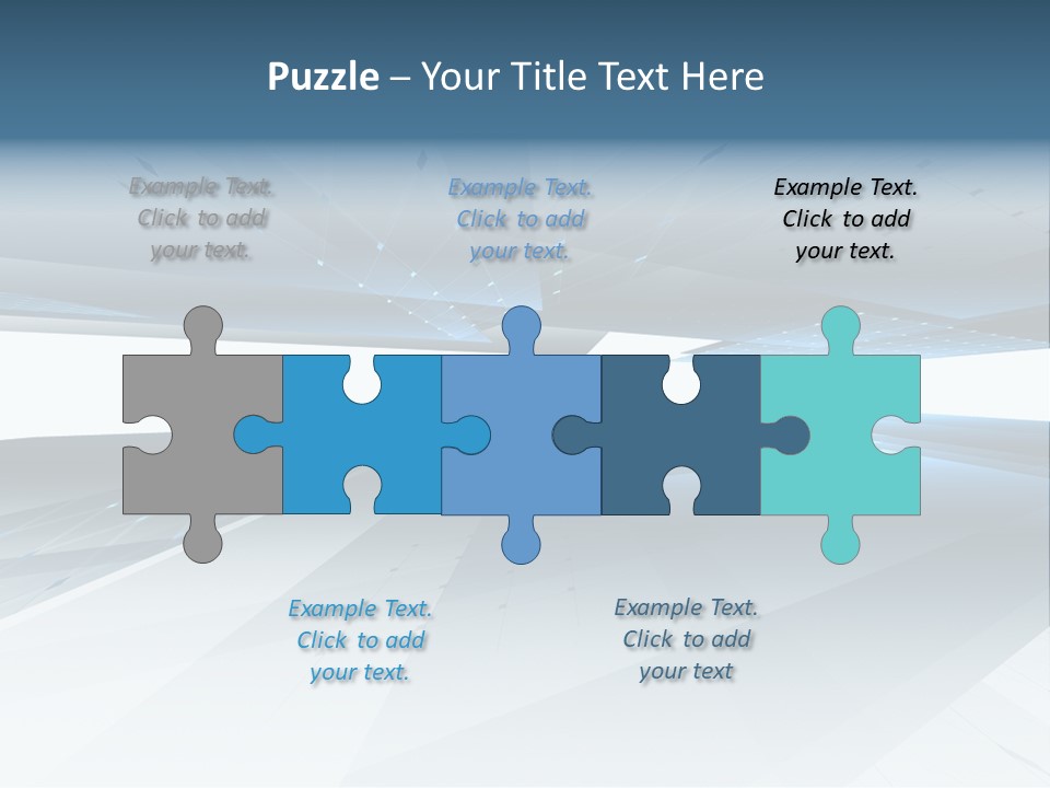 Grid Decoration Color PowerPoint Template