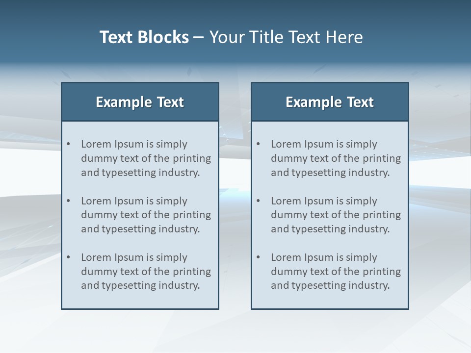 Grid Decoration Color PowerPoint Template