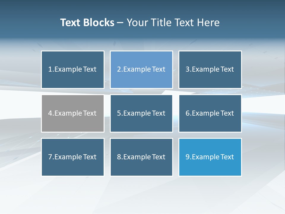 Grid Decoration Color PowerPoint Template