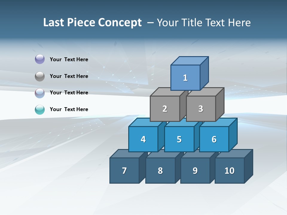 Grid Decoration Color PowerPoint Template