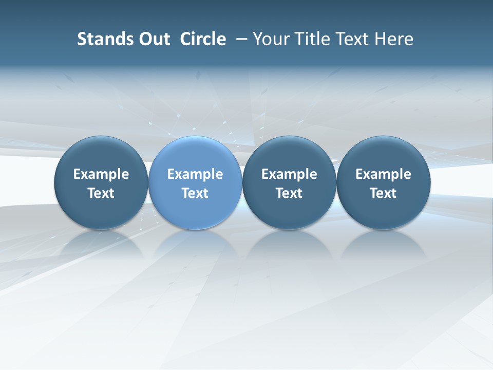 Grid Decoration Color PowerPoint Template