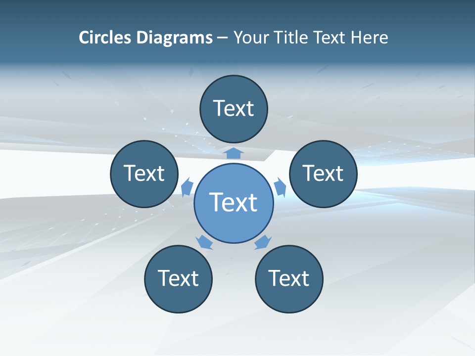 Grid Decoration Color PowerPoint Template