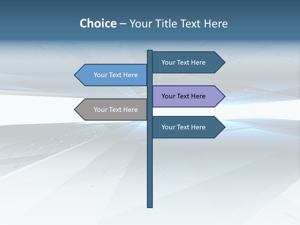 Grid Decoration Color PowerPoint Template
