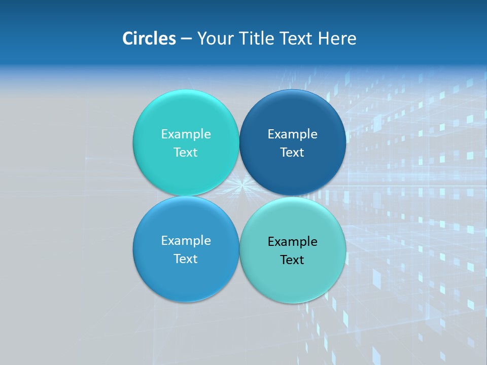 Bars Cells Modern PowerPoint Template