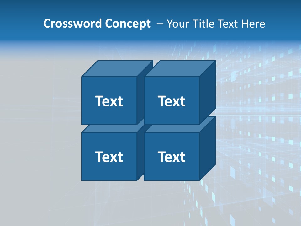 Bars Cells Modern PowerPoint Template