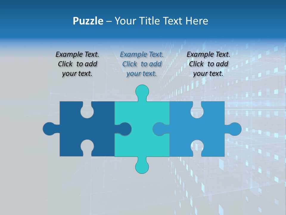 Bars Cells Modern PowerPoint Template