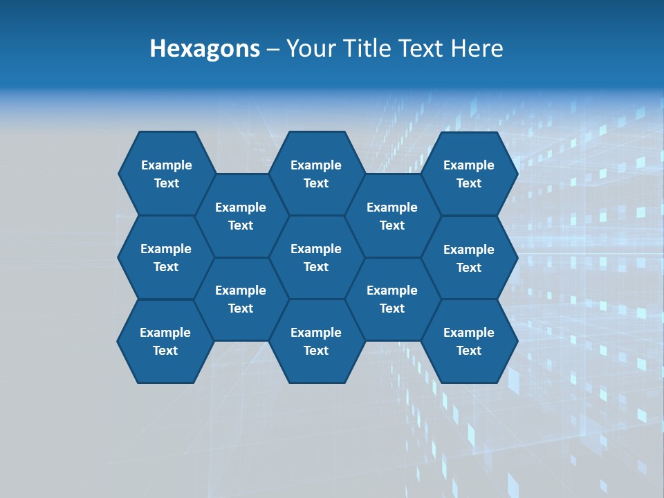Bars Cells Modern PowerPoint Template