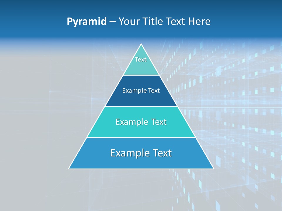 Bars Cells Modern PowerPoint Template