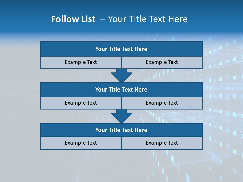 Bars Cells Modern PowerPoint Template