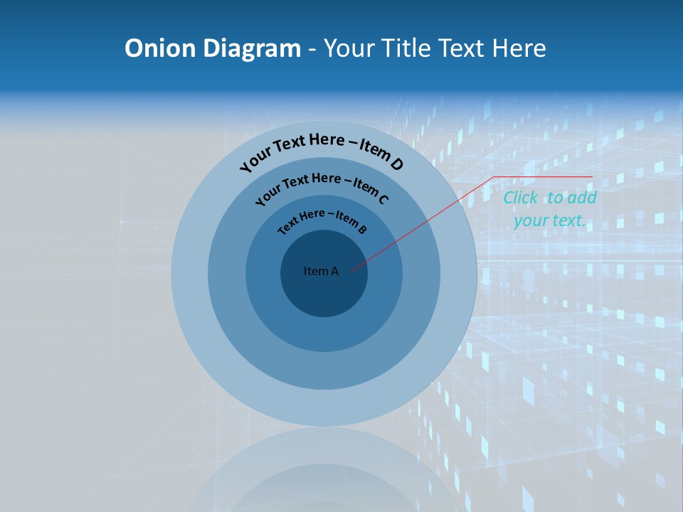 Bars Cells Modern PowerPoint Template