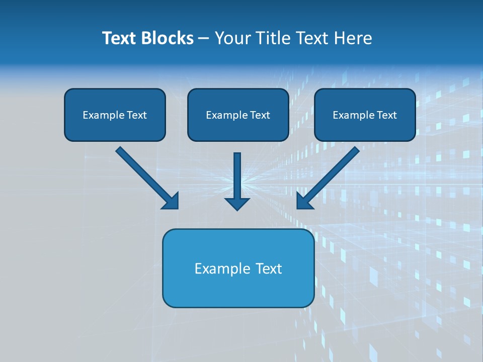 Bars Cells Modern PowerPoint Template