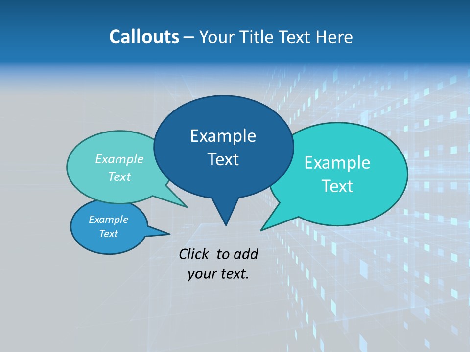 Bars Cells Modern PowerPoint Template