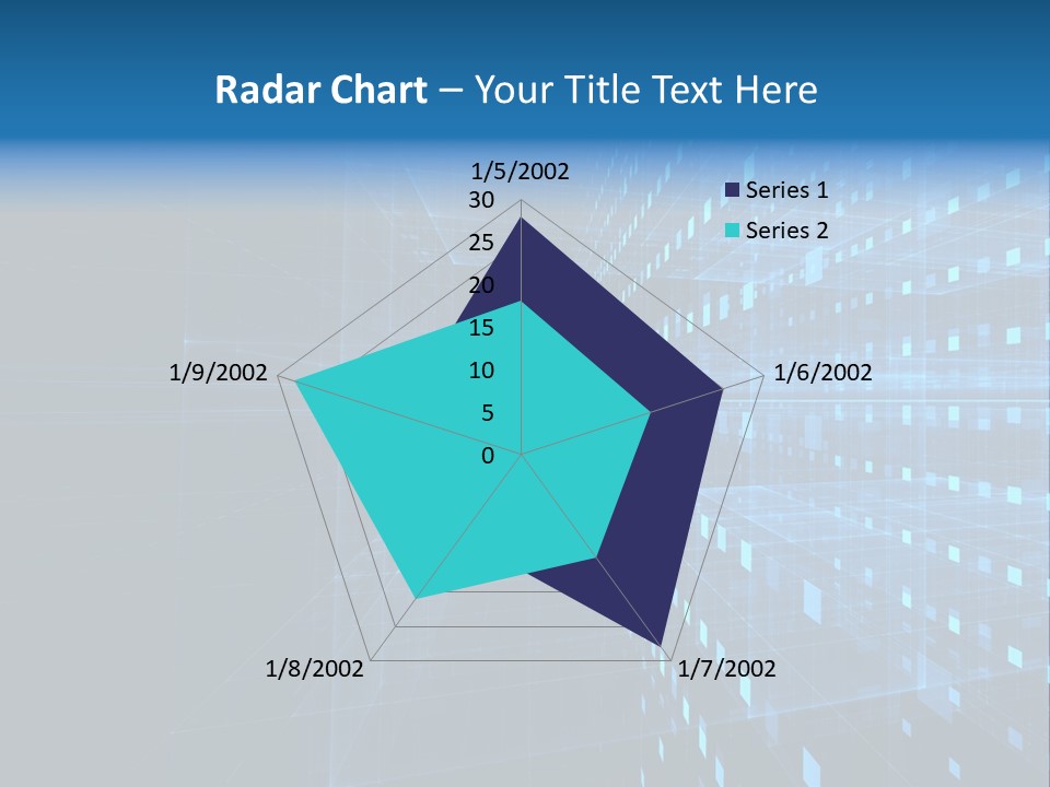 Bars Cells Modern PowerPoint Template