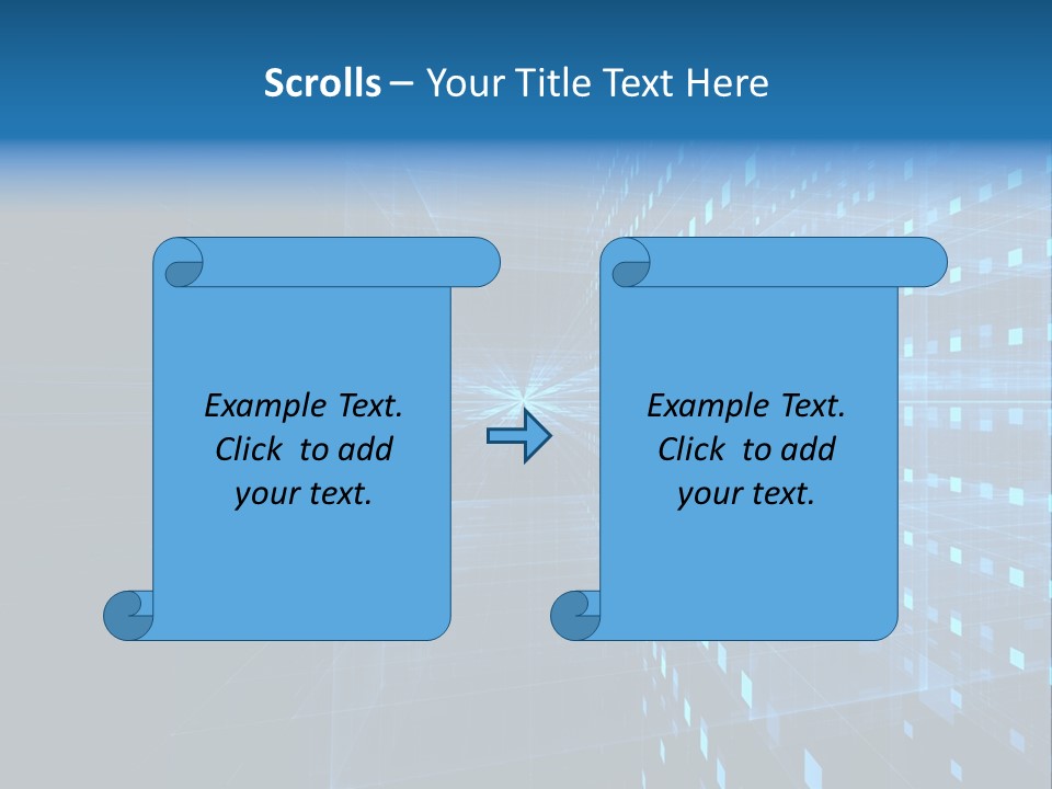 Bars Cells Modern PowerPoint Template