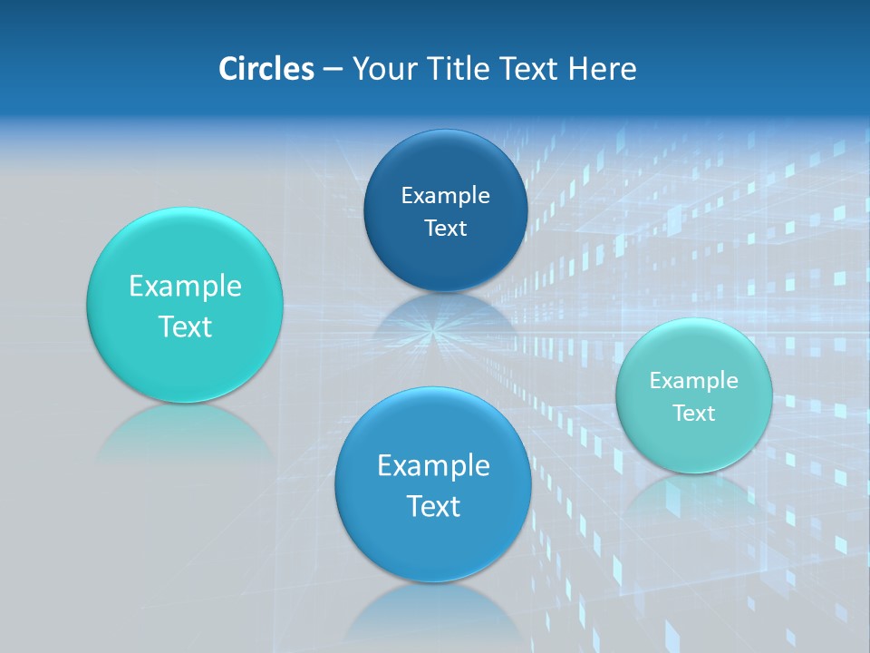 Bars Cells Modern PowerPoint Template