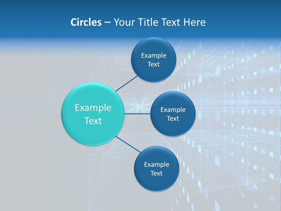 Bars Cells Modern PowerPoint Template