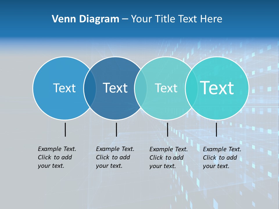 Bars Cells Modern PowerPoint Template