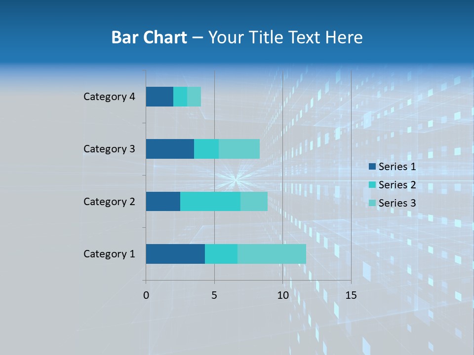 Bars Cells Modern PowerPoint Template