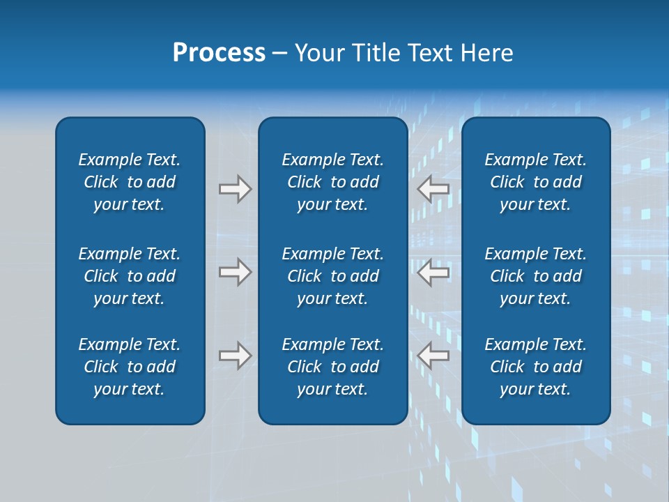Bars Cells Modern PowerPoint Template