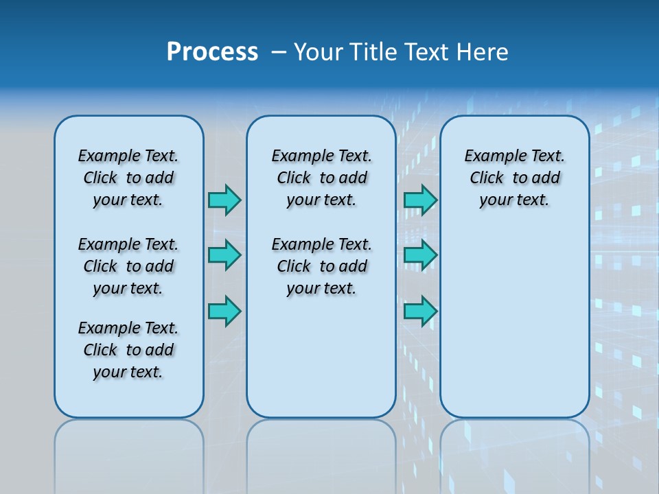 Bars Cells Modern PowerPoint Template