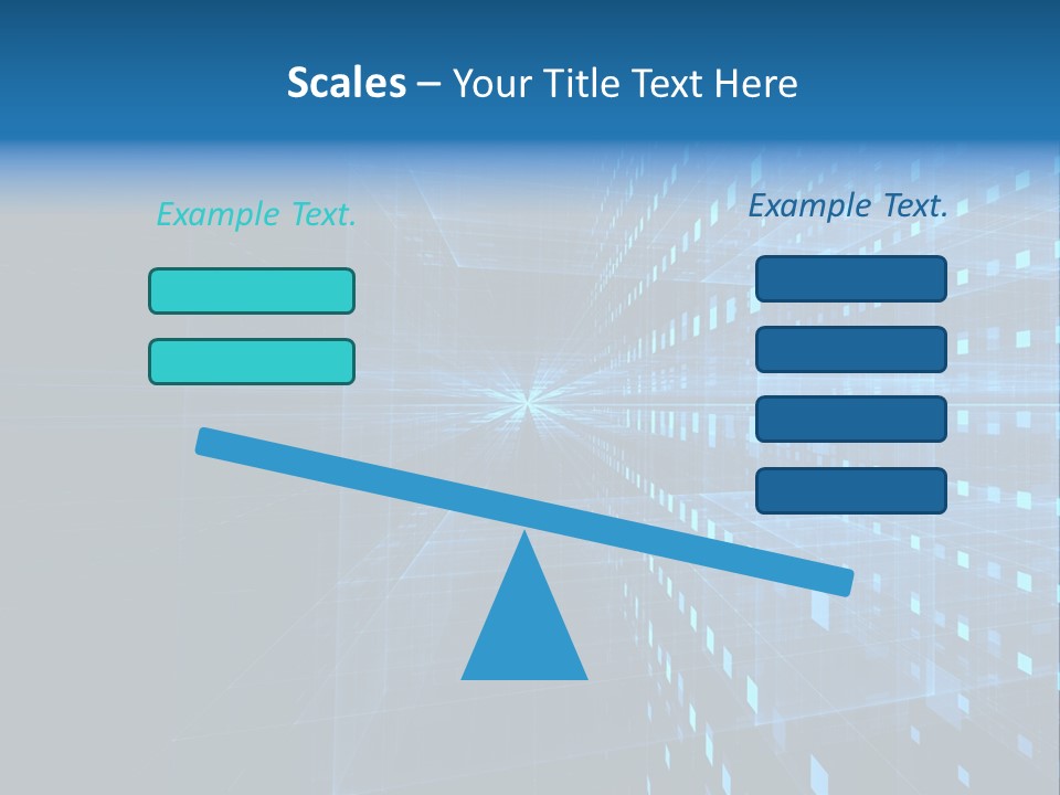 Bars Cells Modern PowerPoint Template