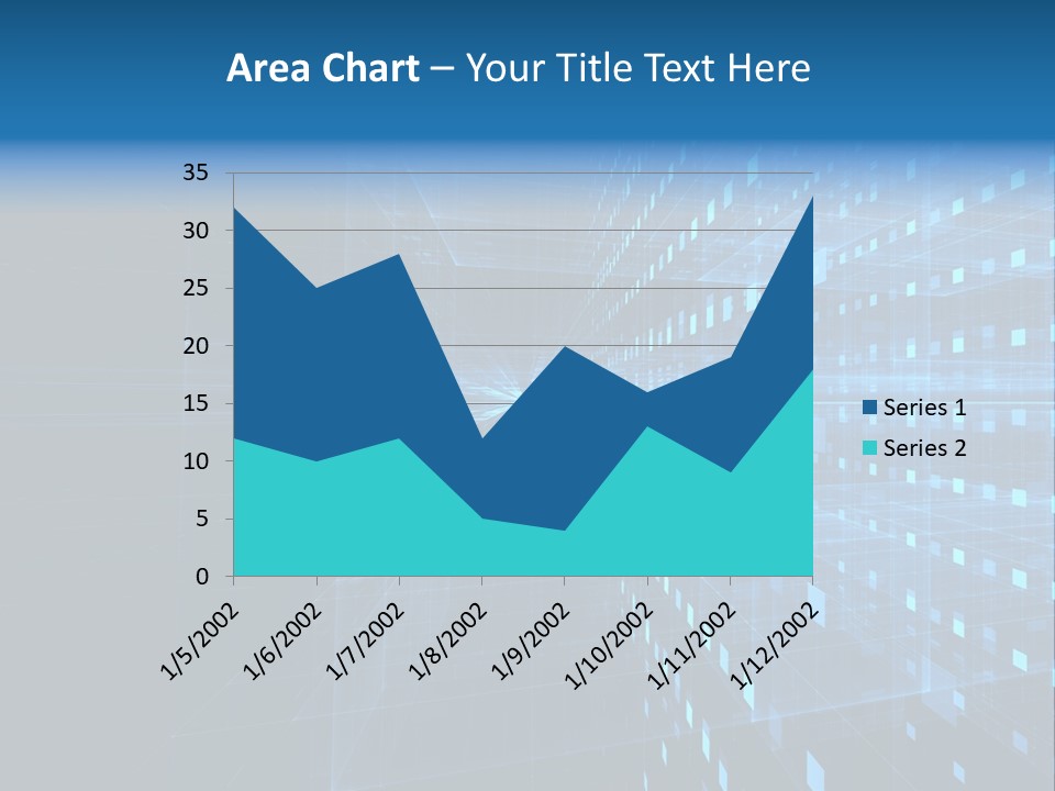 Bars Cells Modern PowerPoint Template