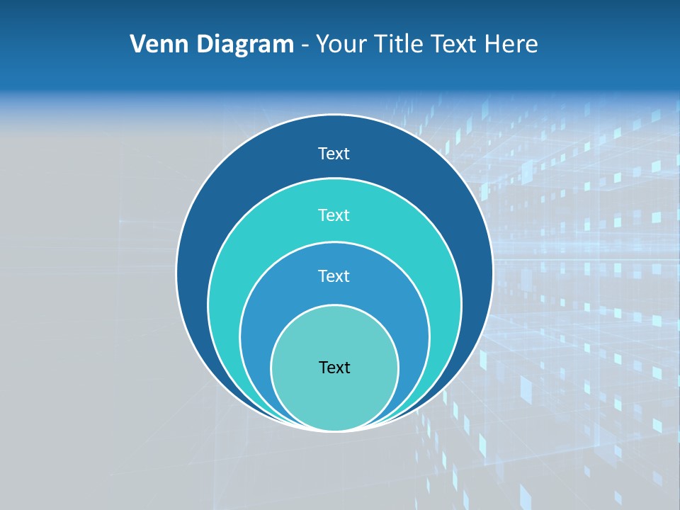 Bars Cells Modern PowerPoint Template